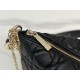 DIOR CLUB BAG Cannage Lambskin Black High