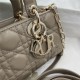 LADY D-JOY BAG SMALL Cannage Lambskin High