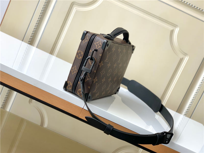 Louis Vuitton Handle Soft Trunk Monogram Macassar coated canvas M45935 Black High