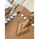 Louis Vuitton ON MY SIDE PM Calf leather and perforated calf leather M21585 Arizona Brown High