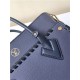 Louis Vuitton ON MY SIDE MM Calf leather and perforated calf leather M21569 Navy Blue High