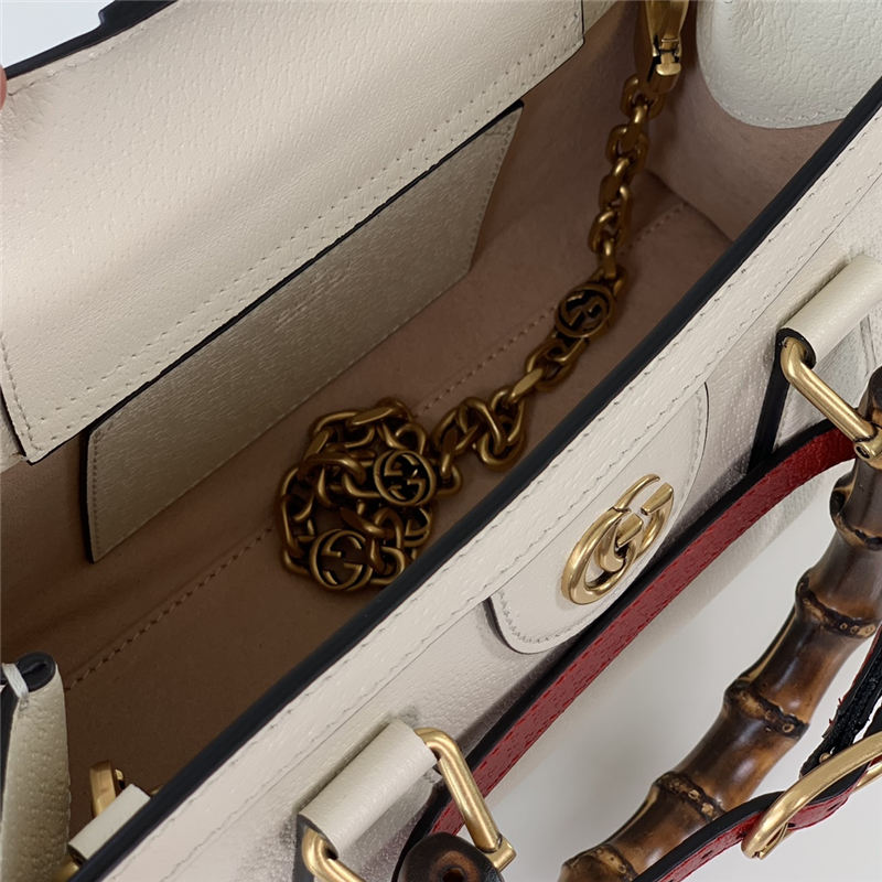 Gucci Diana small shoulder bag 735153 White High