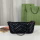 GG Marmont shoulder bag Leather 739166 Balck High