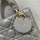 SMALL LADY Dior MY ABCDior BAG Cannage Lambskin Iridescent Grey High