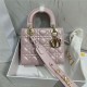 SMALL LADY Dior MY ABCDior BAG Cannage Lambskin Iridescent Pink High