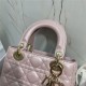 SMALL LADY Dior MY ABCDior BAG Cannage Lambskin Iridescent Pink High