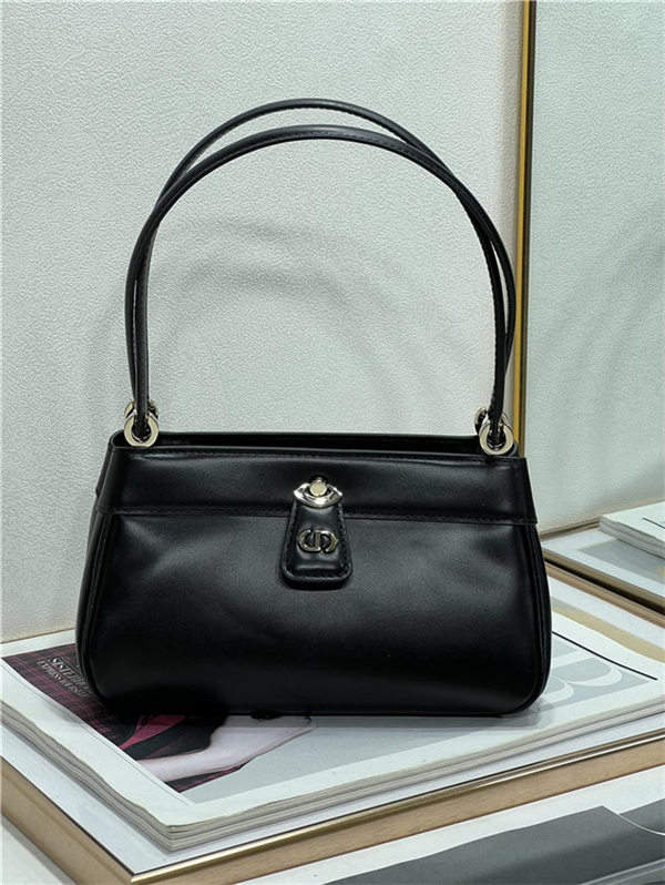 DIOR KEY SMALL BAG Box Calfskin Black High