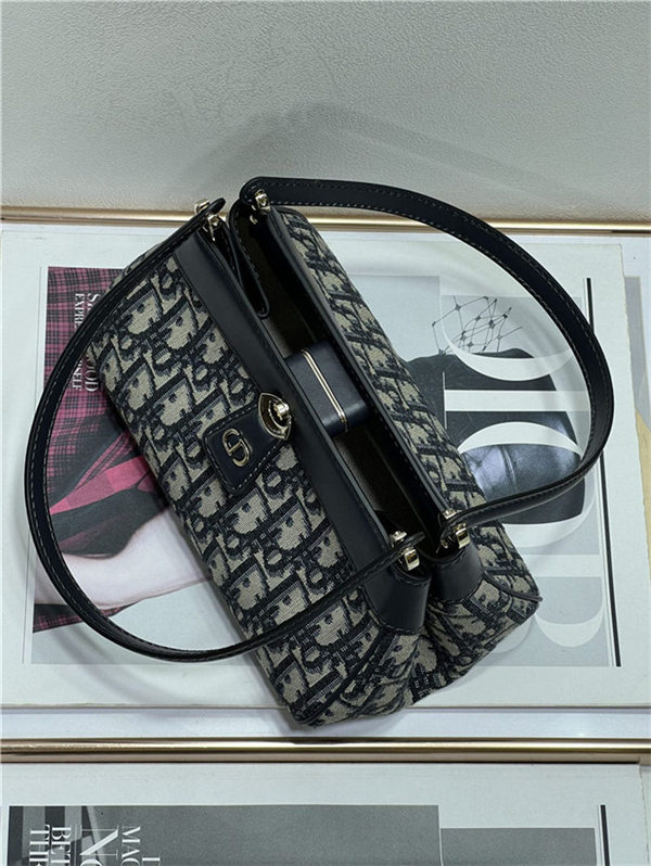 DIOR KEY SMALL BAG Dior Oblique Jacquard High