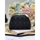 DIOR CARO D-COSY MINI BAG Supple Cannage Calfskin Black High