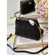 DIOR CARO D-COSY MINI BAG Supple Cannage Calfskin Black High