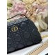 DIOR CARO D-COSY MINI BAG Supple Cannage Calfskin Black High