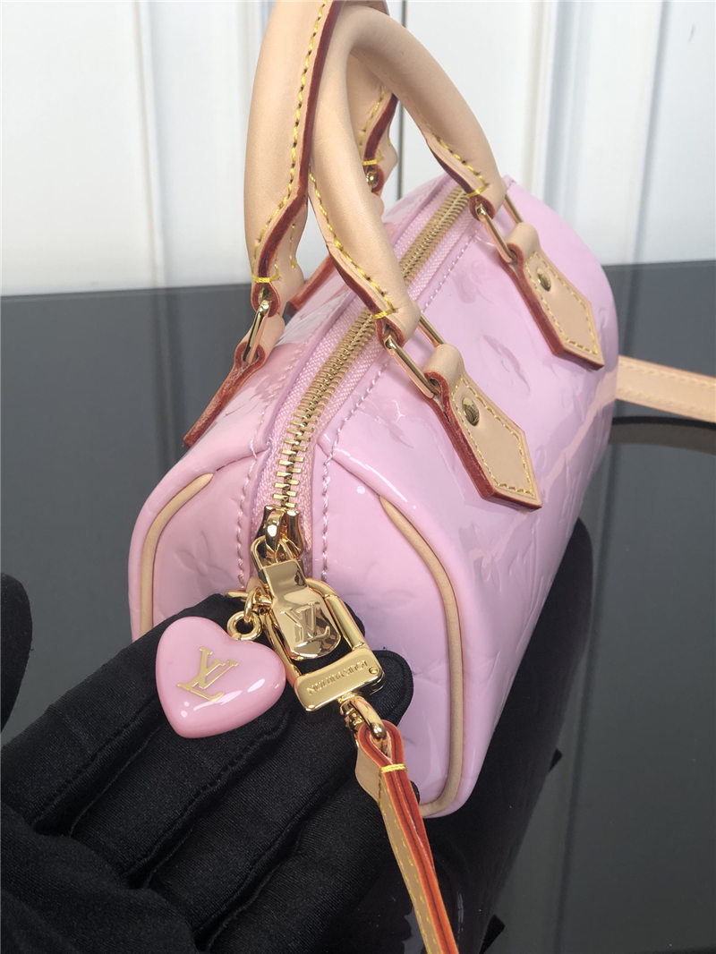 Louis Vuitton Nano Speedy Bag Monogram Vernis Calfskin High