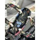 MEDIUM LADY D-LITE BAG Dior Birds Embroidery Black High