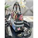 MEDIUM LADY D-LITE BAG Dior Birds Embroidery Black High