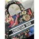 MEDIUM LADY D-LITE BAG Dior Birds Embroidery Black High