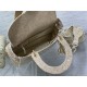 MEDIUM LADY D-LITE BAG D-Lace Embroidery with Macramé Effect  High