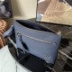 Louis Vuitton Takeoff Pouch grained calf leather M69837 Navy Blue High