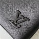 Louis Vuitton Takeoff Pouch grained calf leather M69837 Black High