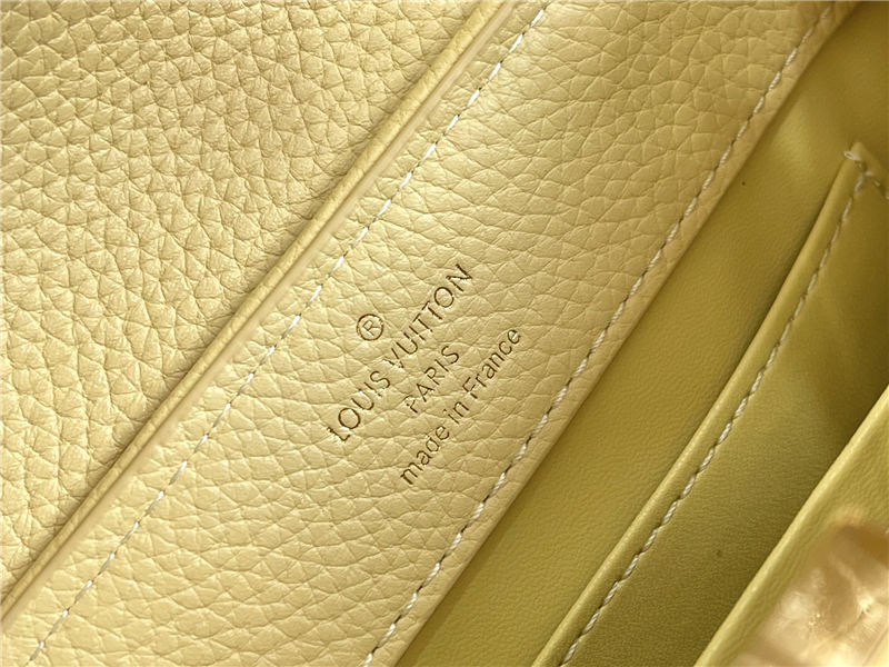 Louis Vuitton Capucines Mini Taurillon leather and canvas M59969/M48865 Yellow High