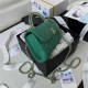 Chanel CLUTCH WITH CHAIN AP3238 Grained Shiny Calfskin & Gold-Tone Metal Green A