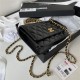 Chanel CLUTCH WITH CHAIN AP3240 Calfskin & Gold-Tone Metal Black A