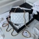 Chanel CLUTCH WITH CHAIN AP3240 Calfskin & Gold-Tone Metal White A