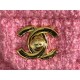 Chanel Medium Classic Flap Bag Tweed Rose-Pink High