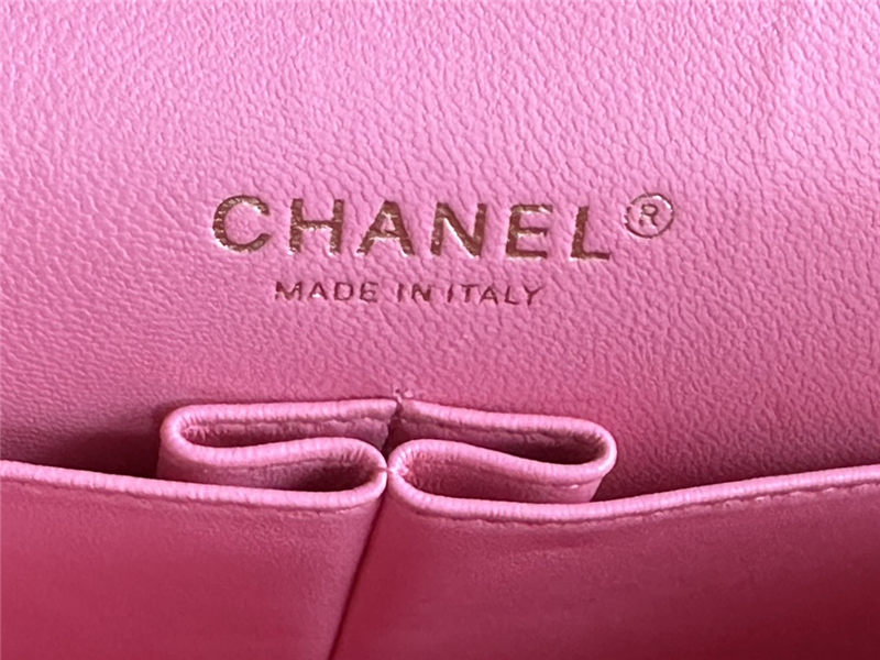 Chanel Medium Classic Flap Bag Tweed Rose-Pink High