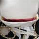 Chanel MINI FLAP BAG Lambskin,Plexi & Gold-Tone Metal AS3979 White A