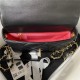 Chanel SMALL FLAP BAG Lambskin,Plexi & Gold-Tone Metal AS3986 Black A