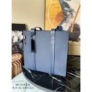 Louis Vuitton Aerogram Tote cowhide leather M57308 Blue High