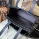 Louis Vuitton Aerogram Tote cowhide leather M57308 Blue High