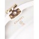 Chanel CLUTCH WITH CHAIN Lambskin & Gold-Tone Metal AP3252 White High