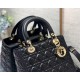 MEDIUM LADY Dior BAG Cannage Lambskin Black High 