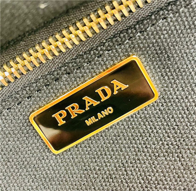 Prada Woven tote bag 1BG835 Black High