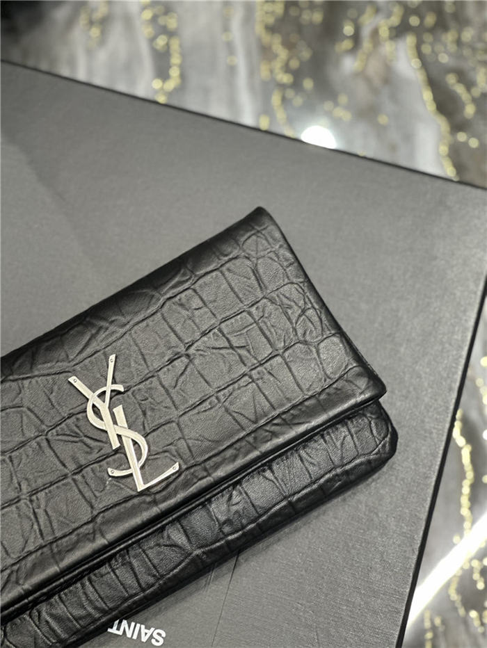 YSL West Hollywood Pouch Crocodile High