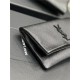 YSL West Hollywood Pouch GRAIN DE POUDRE EMBOSSED LEATHER High