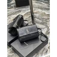 YSL West Hollywood Small Crocodile High