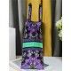 LARGE Dior BOOK TOTE Dior Indian Purple Embroidery High