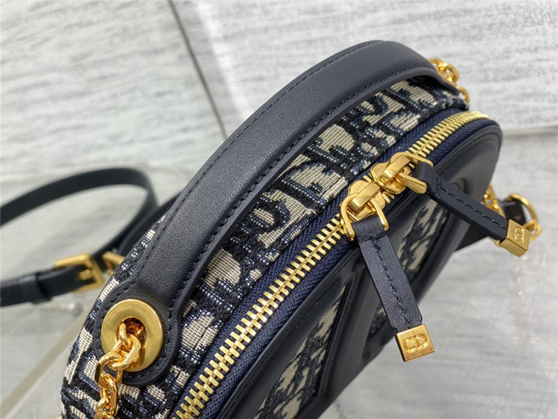 CD SIGNATURE OVAL CAMERA BAG Dior Oblique Jacquard High