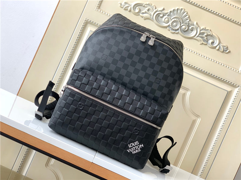 Louis Vuitton DISCOVERY BACKPACK PM Damier Infini cowhide leather and Damier Graphite coated canvas N40436 High