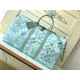 Louis Vuitton Keepall Bandoulière 50 Monogram Aquagarden coated canvas Crystal Blue M22570 High