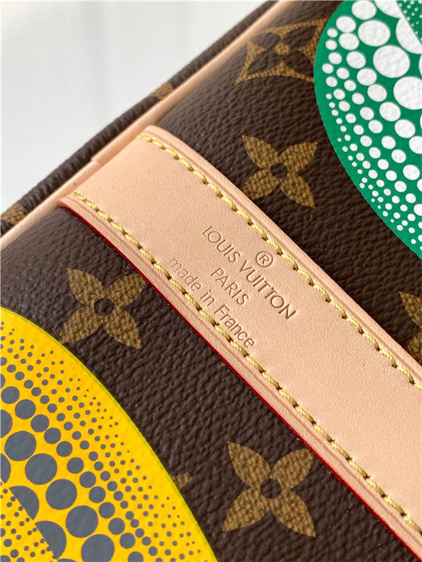 Louis Vuitton LV x YK Keepall 45 Monogram coated canvas with colorful Pumpkin print M46471 High