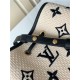 Louis Vuitton NÉONOÉ MM BAG Lotus cotton M23080 Beige Noir High