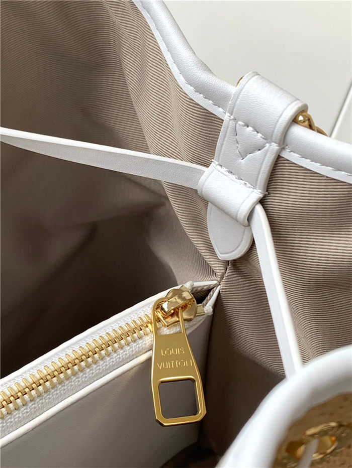 Louis Vuitton NÉONOÉ MM BAG Lotus cotton M22852 Beige High