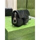 GG MARMONT MATELASSÉ SUPER MINI BAG 476433 Black High