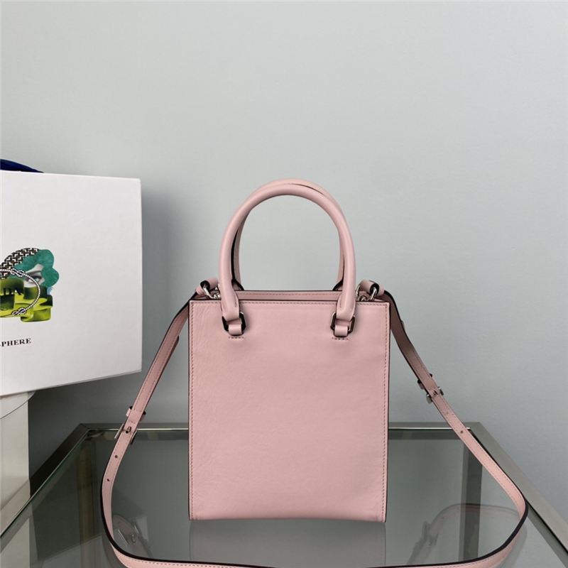 Small Saffiano leather handbag 1BA333 Pink High