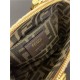 Fendi By The Way Mini Boston bag Straw Natural High