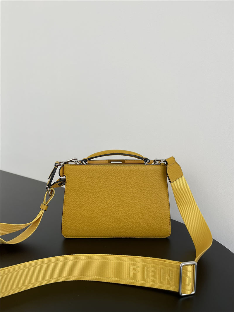 Peekaboo ISeeU XCross leather bag Yellow High