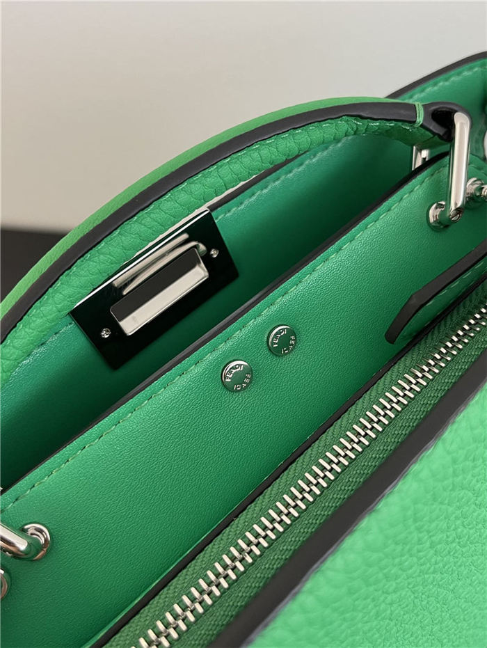 Peekaboo ISeeU XCross leather bag Green High